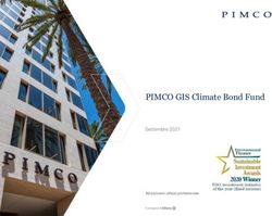 PIMCO GIS Climate Bond Fund - Settembre 2021