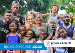 Amore e Libert&agrave; Comunit&agrave; AMORE E LIBERT&Agrave; ONLUS ONLUS - BILANCIO SOCIALE 2020 - Comunit&agrave; Amore e Libert&agrave; Onlus