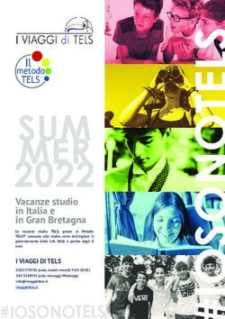 SUMMER 2022 Vacanze studio in Italia e in Gran Bretagna - I Viaggi di TELS