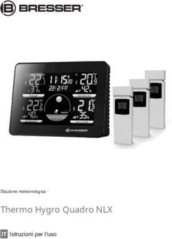 Thermo Hygro Quadro NLX - IT Istruzioni per l'uso Stazione meteorologica - Bresser