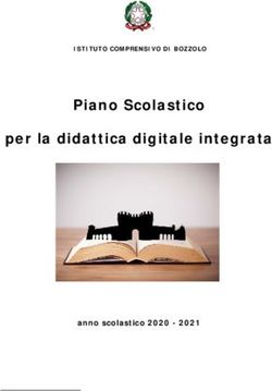 Piano Scolastico per la didattica digitale integrata - anno scolastico 2020 2021