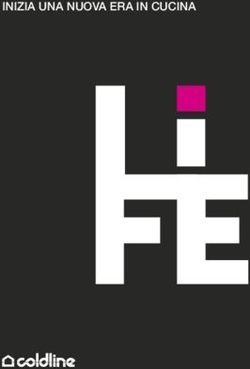 INIZIA UNA NUOVA ERA IN CUCINA - Coldline Living