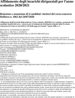 Affidamento degli incarichi dirigenziali per l'anno scolastico 2020/2021
