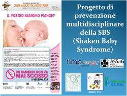 Progetto di prevenzione multidisciplinare della SBS (Shaken Baby Syndrome) - SIMEUP-FVG