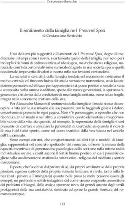 Il sentimento della famiglia ne I Promessi Sposi
