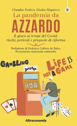 AZZARDO Il gioco ai tempi del Covid: rischi, pericoli e proposte di riforma - Claudio Forleo, Giulia Migneco - Altreconomia