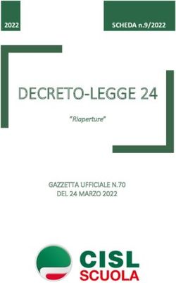 DECRETO-LEGGE 24 GAZZETTA UFFICIALE N.70 DEL 24 MARZO 2022 2022 - Cisl Scuola