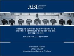 Sostegno pubblico agli investimenti e credito: il contributo delle banche allo sviluppo rurale - Francesca Macioci Ufficio Crediti Associazione ...