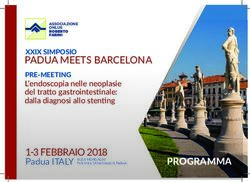 PADUA MEETS BARCELONA - XXIX SIMPOSIO - 1-3 FEBBRAIO 2018 - Associazione Farini