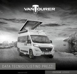 DATA TECNICI/LISTINO PREZZI - EDIZIONE 2/2022 - VANTourer