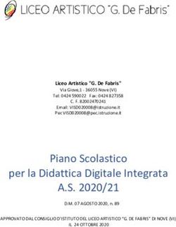 Piano Scolastico per la Didattica Digitale Integrata - A.S. 2020/21