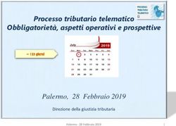 Processo tributario telematico Obbligatorietà, aspetti operativi e prospettive - Palermo, 28 Febbraio 2019