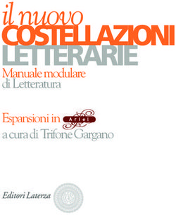 Il nuovo COSTELLAZIONI LETTERARIE - Manuale modulare di Letteratura Espansioni in a cura di Trifone Gargano