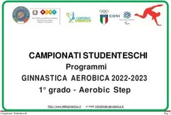 CAMPIONATI STUDENTESCHI - GINNASTICA AEROBICA 2022-2023 Programmi 1 grado - Aerobic Step - Aerobic Step (FGI) _ I grado