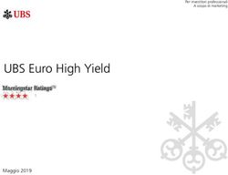 UBS Euro High Yield - Maggio 2019