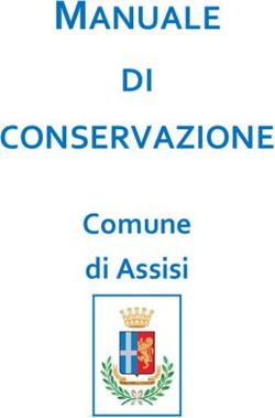 MANUALE DI CONSERVAZIONE - Comune di Assisi