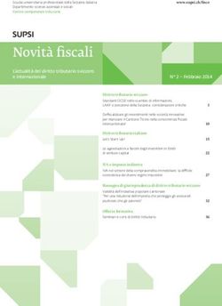 Novit&agrave; fiscali L'attualit&agrave; del diritto tributario svizzero e internazionale - SUPSI