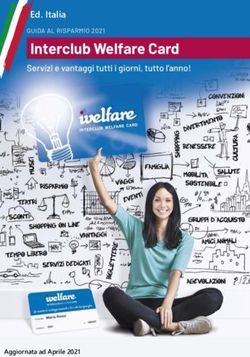 Ed. Italia - Aggiornata ad Aprile 2021 - CRAL MSD