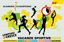ANNO 34 - VACANZE SPORTIVE - Summer Champions