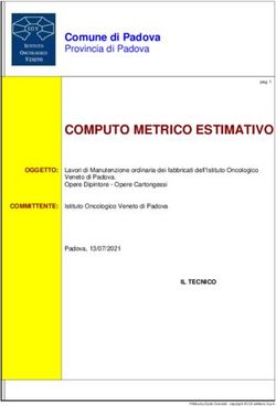 COMPUTO METRICO ESTIMATIVO - Comune di Padova - Istituto ...