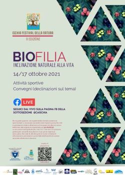 BIOFILIA INCLINAZIONE NATURALE ALLA VITA - 14/17 ottobre 2021 - Ischia News