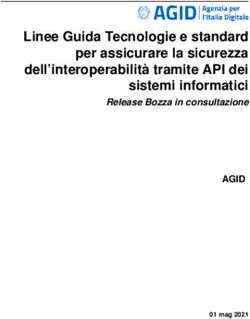 Linee Guida Tecnologie E Standard Per Assicurare La Sicurezza Dell ...