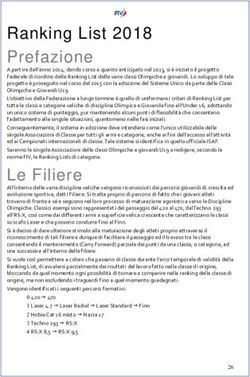 Ranking List 2018 Prefazione - Federvela