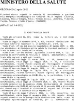 MINISTERO DELLA SALUTE - ORDINANZA 2 APRILE 2021 - FISCOETASSE.COM
