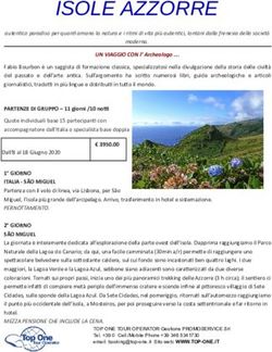 ISOLE AZZORRE - Top One Tour Operator