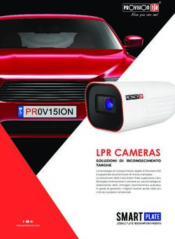 LPR CAMERAS SOLUZIONI DI RICONOSCIMENTO TARGHE - Target Security