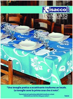 TOVAGLIATO TABLECLOTHS LINE - "Una tovaglia pratica e accattivante trasforma un locale.