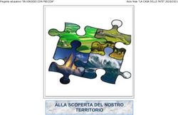 ALLA SCOPERTA DEL NOSTRO TERRITORIO - Progetto educativo "IN VIAGGIO CON FRECCIA" - Asilo nido