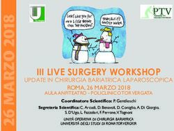 III LIVE SURGERY WORKSHOP - UPDATE IN CHIRURGIA BARIATRICA LAPAROSCOPICA - SICOB