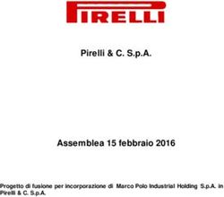 Pirelli & C. S.p.A. Assemblea 15 febbraio 2016 - Progetto di fusione per incorporazione di Marco Polo Industrial Holding S.p.A. in Pirelli & C ...