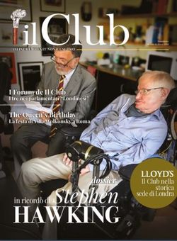 Stephen in ricordo di HAWKING - dossier - Il Club Magazine