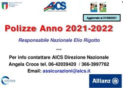 Polizze Anno 2021-2022 - Per info contattare AICS Direzione Nazionale Angela Croce tel. 06-42039420 / 366-3997762 Email