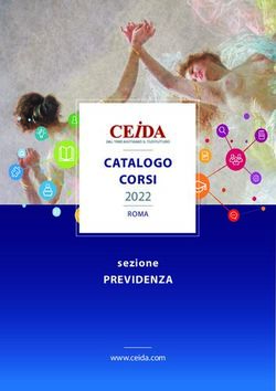 CATALOGO CORSI 2022 ROMA - PREVIDENZA sezione - Ceida