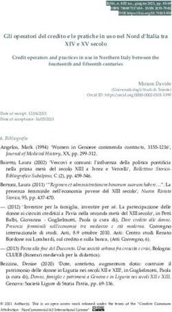 Gli operatori del credito e le pratiche in uso nel Nord d'Italia tra XIV e XV secolo