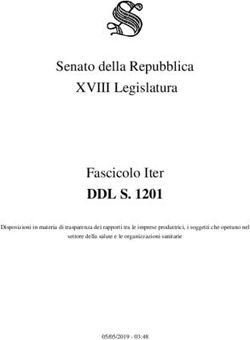 DDL S. 1201 Fascicolo Iter - Senato della Repubblica XVIII Legislatura - Disposizioni in materia di trasparenza dei rapporti tra le imprese ...