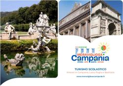 TURISMO SCOLASTICO XVI EDIZIONE - Itinerari in Campania, Lazio, Puglia e Basilicata