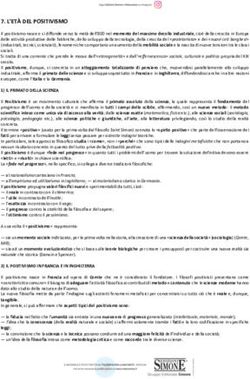 L'ET&Agrave; DEL POSITIVISMO - Simone Concorsi