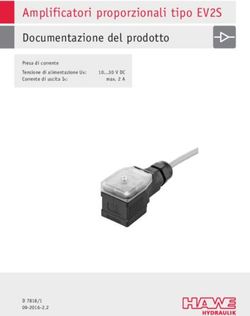 Amplificatori proporzionali tipo EV2S Documentazione del prodotto - 10...30 V DC max. 2 A - HAWE Hydraulik