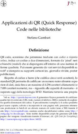 Applicazioni di QR (Quick Response) Code nelle biblioteche