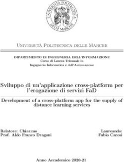 SVILUPPO DI UN'APPLICAZIONE CROSS-PLATFORM PER L'EROGAZIONE DI SERVIZI FAD