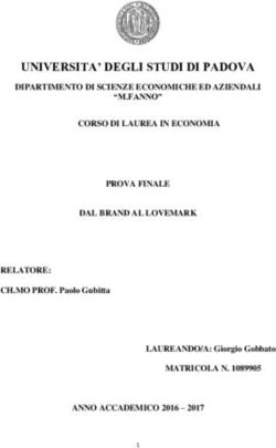 UNIVERSITA' DEGLI STUDI DI PADOVA - Unipd