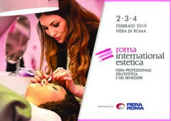 FEBBRAIO 2019 FIERA DI ROMA - Roma International Estetica