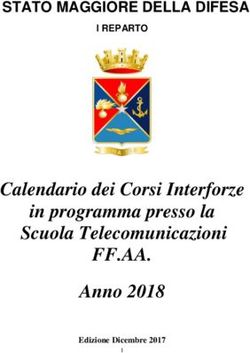 FF.AA. Calendario dei Corsi Interforze in programma presso la Scuola Telecomunicazioni Anno 2018 - STATO MAGGIORE DELLA DIFESA - Ministero Difesa