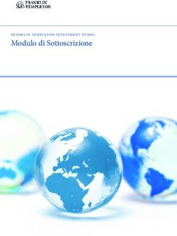 Modulo di Sottoscrizione - FR ANKLIN TEMPLETON INVESTMENT FUNDS - Franklin Templeton Italia Sim S.P.A.
