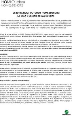 DEBUTTA HOMI OUTDOOR HOME&DEHORS: LA CASA È GREEN E SENZA CONFINI