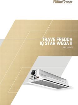 TRAVE FREDDA IQ STAR WEGA II - DATI TECNICI - FläktGroup